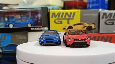 Unboxing Mini Gt Honda Civic Type R Rallye Red W Advan Gt