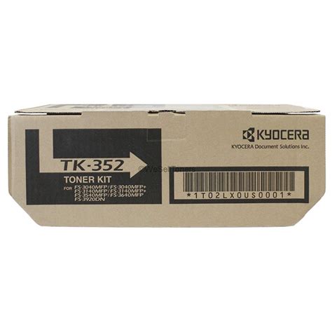 TK 352 Toner Cartridge Kyocera Mita Genuine OEM Black