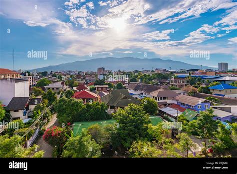 Chiang Mai city view in Thailand Stock Photo - Alamy