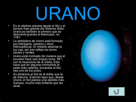 Planeta URANO imágenes resumen e información para niños