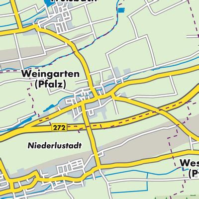 Weingarten Pfalz Stadtpl Ne Und Landkarten