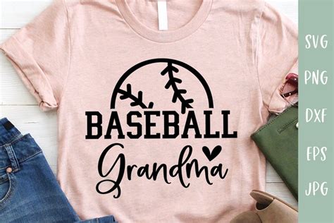 Baseball Grandma Svg