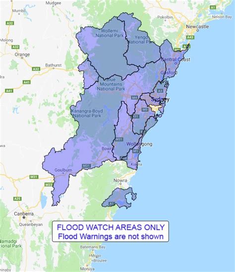 Floods In Nsw Map