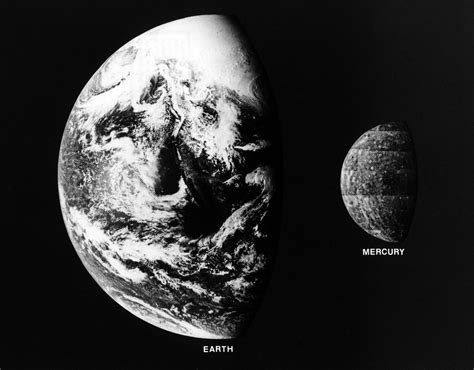 Mercury And Earth Mercury Planet Mercury Earth