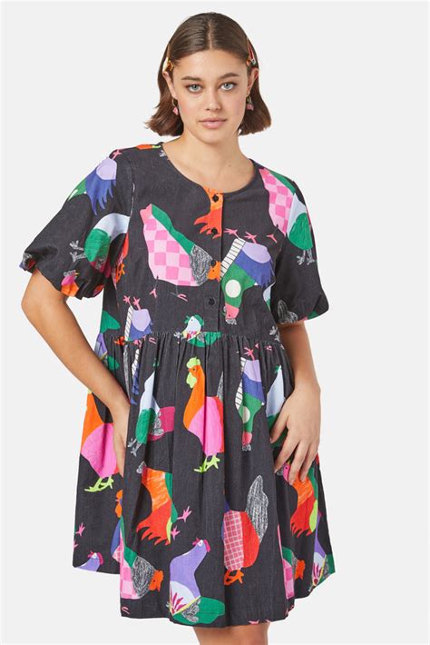 Spring Chicken Smock Dress Gorman Nz