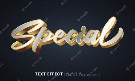 Premium Vector Elegant Special 3d Gold Text Effect Luxury Fancy Font