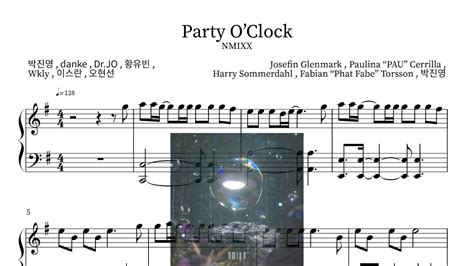 Nmixx Party Oclock Piano Sheet Youtube