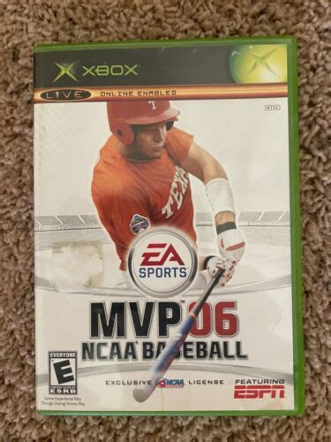 Mvp 06 Ncaa Baseball Microsoft Xbox 2006 Cip 14633151541 Ebay