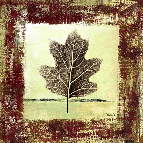 Winston Porter Leaf Journal 2 Wrapped Canvas Painting Wayfair