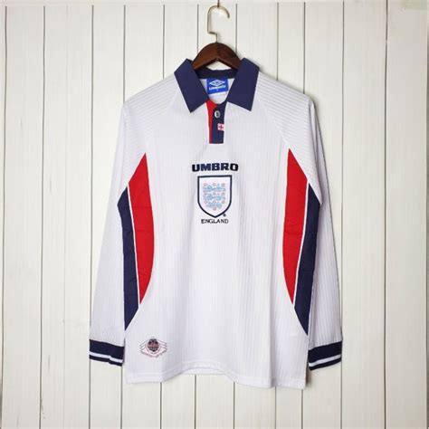 Camiseta Inglaterra Primera Equipación Retro Clásica Final Copa del