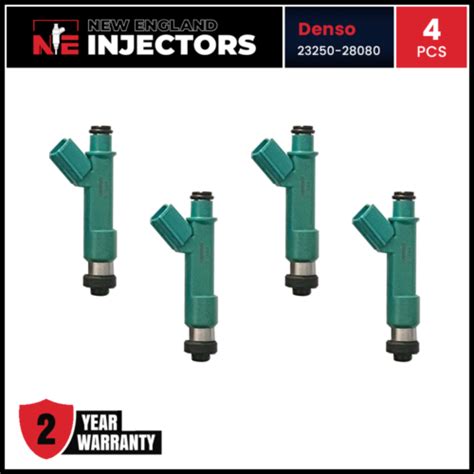 Reman Denso 23250 28080 Fuel Injectors Toyota Camry Solara RAV4 Scion