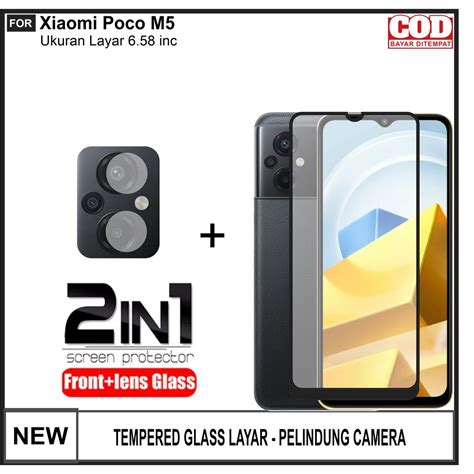 Jual Tempered Glass Layar Poco M Paket In Free Tempered Glass