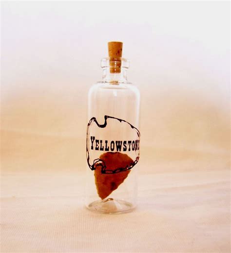 Ngh108c Arrowhead In Mini Glass Bottle With Custom Imprint