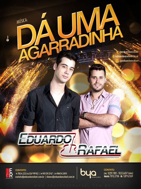 Job E flyer Propaganda da música Dá Uma Agarradinha da dupla