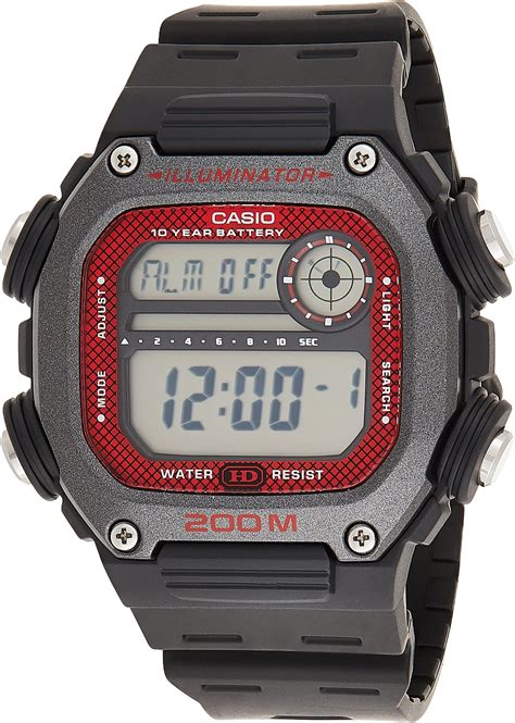 Casio Youth Series Digital Black Dial Men S Watch Ae Whd Avdf