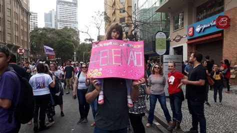 Mulheres Contra Bolsonaro Reúne Milhares De Pessoas Em Curitiba