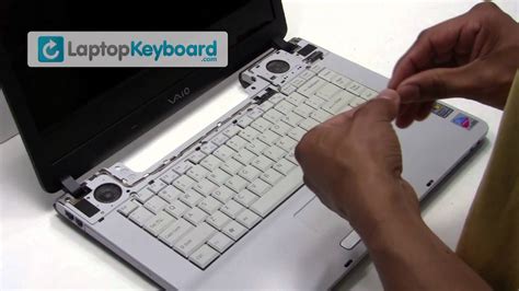 Sony Vaio Vgn Fs Laptop Keyboard Installation Replacement Guide