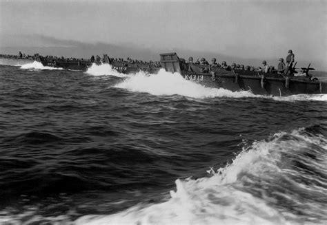 Landing Barges, In Lingayen Gulf, Carry Photograph by Everett - Pixels