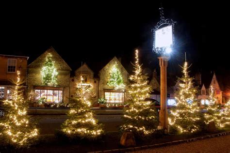 Broadway Christmas Lights Cotswolds UK Photogra... - Folksy