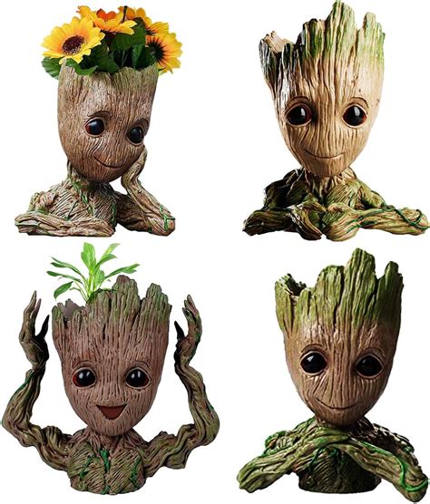 Amazon Abomet Groot Planter Baby Groot Flower Pot Inch