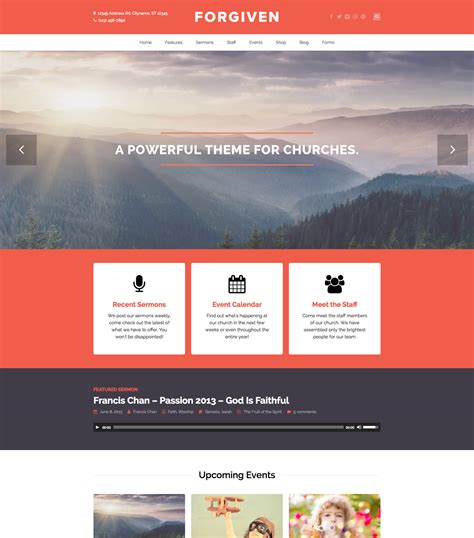 Best Church Wordpress Themes Churchthemes