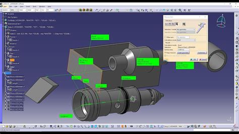 CATIA V5 How To Use The Measure Tools Catiav5 YouTube