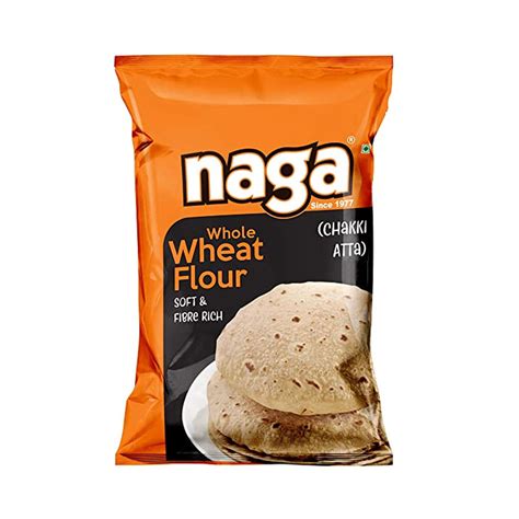 Naga Whole Wheat Flour Chakki Atta Harish Food Zone