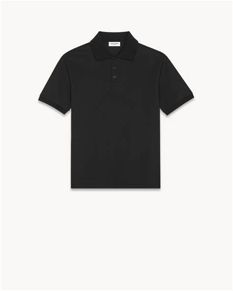 Cassandre Polo Shirt In Cotton Piqué Saint Laurent