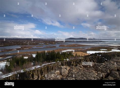 Thingvellir National Park in winter Iceland Stock Photo - Alamy