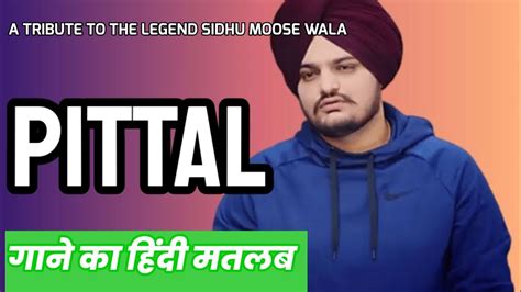 Pittal Meaning In Hindi Sidhu Moose Wala Snitches Get Stitches