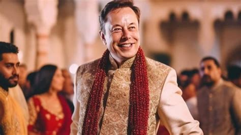 Elon Musk Reacts To Ai Generated Pic That Shows Him As An Indian Groom