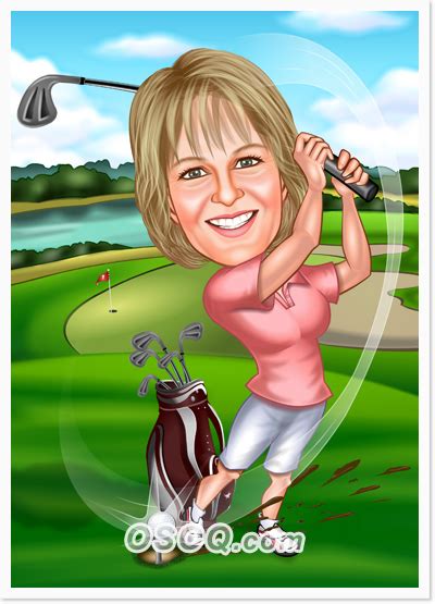 Golf Caricatures | Osoq.com