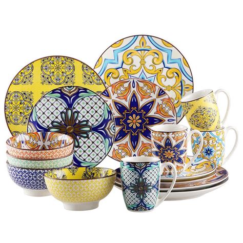 Reviews For Vancasso Jasmin Piece Porcelain Multi Colors Dinnerware