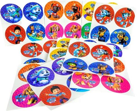 Paw Patrol Unidades Adhesivos Hermosos Stickers