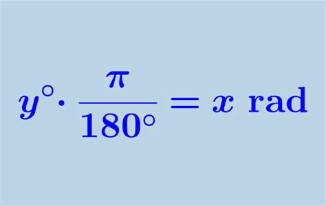 Degrees to Radians - Formulas and Examples - Neurochispas