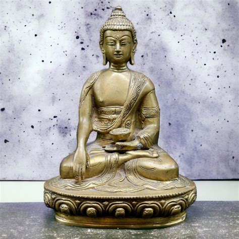 Ancienne statue Bouddha Tibétain Shakyamuni bronze XIXe s Kaufen auf