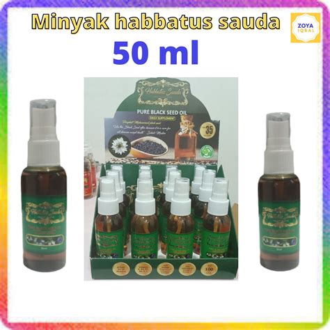 Minyak Habbatus Sauda Black Seed Oil Spray Ml Shopee Malaysia