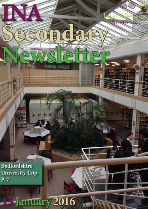 Newsletter 54 by Isaac Newton Academy - Issuu