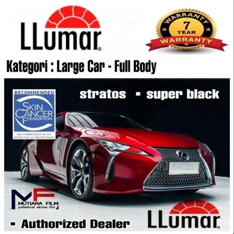 Promo Llumar Stratos Super Black Large Car Full Body Terbaik