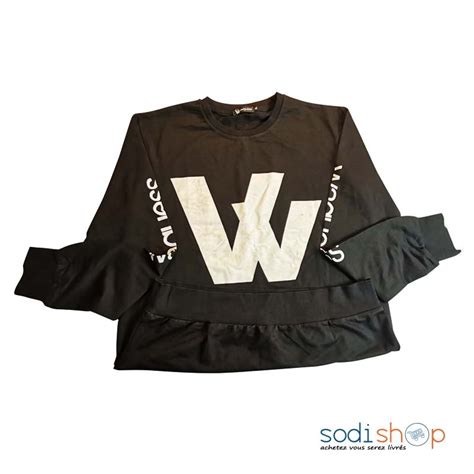 vetement pull habit chic  confortable couleur noir  sodishop