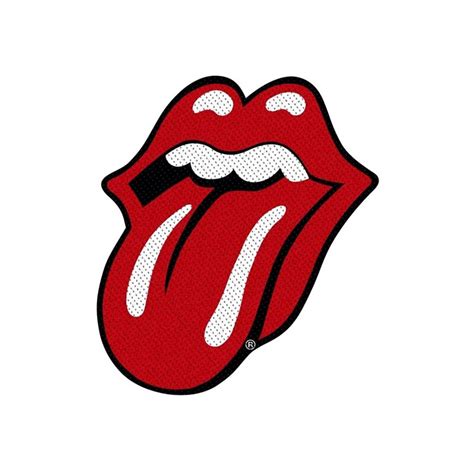 Rolling Stones Tongue Logo Aufnäher Patch 5 90