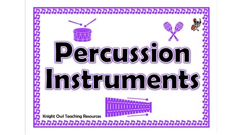 Percussion Instruments