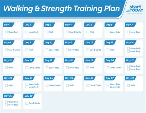 30 Day Gym Workout Plan - Uperplans