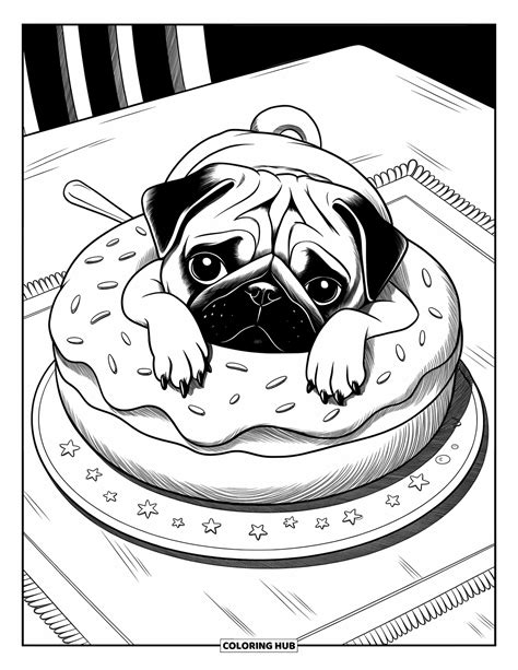 100+ Pug Coloring Pages for Kids & Adults (Free)