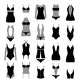 Black Lace Lingerie Royalty Free Vector Image VectorStock
