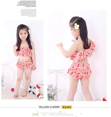 Новейший купальник-бикини для девочек, детский купальник, детская ...