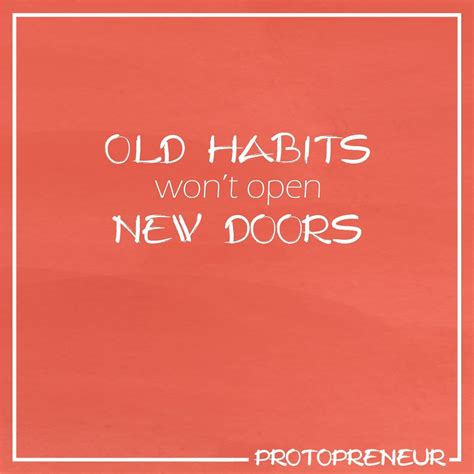 Open New Doors with New Habits