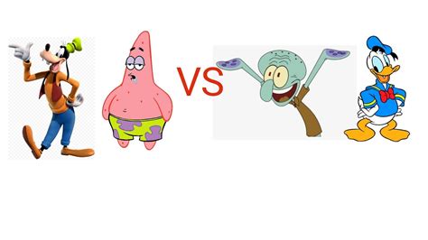 Mugen Patrick Star Goofy Vs Squidward Donald Duck YouTube