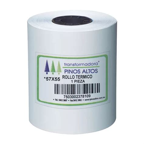 Compra Pcm Rollo De Papel T Rmico X Mm Blanco Rollos Rt