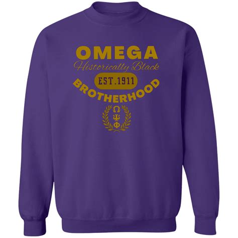 Omega Psi Phi Purple Reign Collection Sweatshirt My Greek Letters